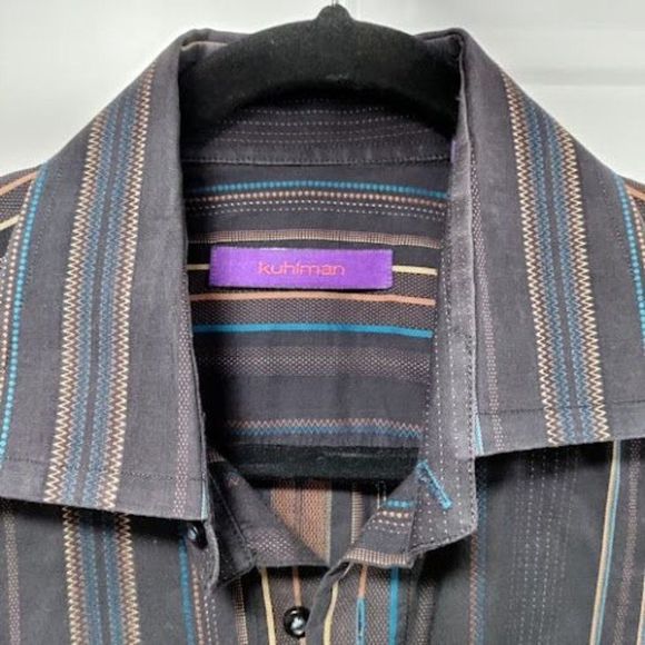Kuhlman Stripped Button Down Size 41 - Picture 2 of 7